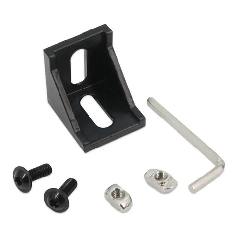 4040 Aluminum Extrusion Corner Bracket Right Angle With Screws for 8mm Slot 4040 Series T Slot Framing Connector kit