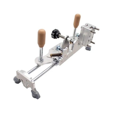 Fast Flip Precision Belt Grinder Jig With Quick Adjust Angle Guide heavy-duty CNC cut base and stainless hardware for knife sharpening.