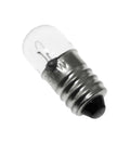 Close-up of 12V 3W E10 Warm White miniature screw base light bulb from the 20 Pack Of Premium Quality Epic 12V 3W E10 Warm White Miniature Screw Base Light Bulbs That Handle The Grind For Circuit Testing Equipment Inspection And Socket Replacement Without Breaking A Sweat.