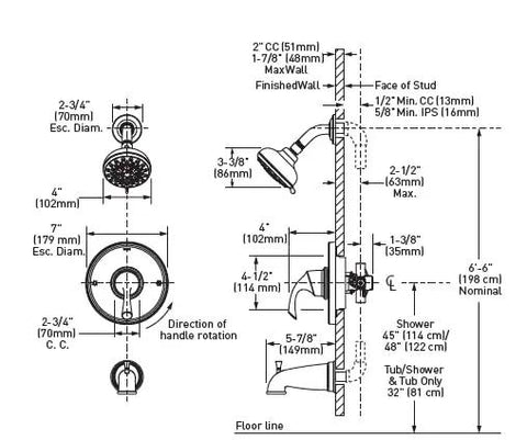 Rock Solid Tub And Shower Faucet Kit With Posi Temp Pressure Balancing Valve Slick Chrome Bathroom Fixture Straightforward Setup Top Build Daily Use Great Home Upgrade