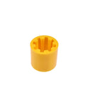 PR-208FS Vacuum Flexible Coupler Sleeve For J B Industries Vacuum Pump Replacement, beefed-up wear-resistant yellow sleeve