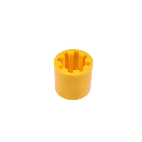 PR-208FS Vacuum Flexible Coupler Sleeve For J B Industries Vacuum Pump Replacement, beefed-up wear-resistant yellow sleeve