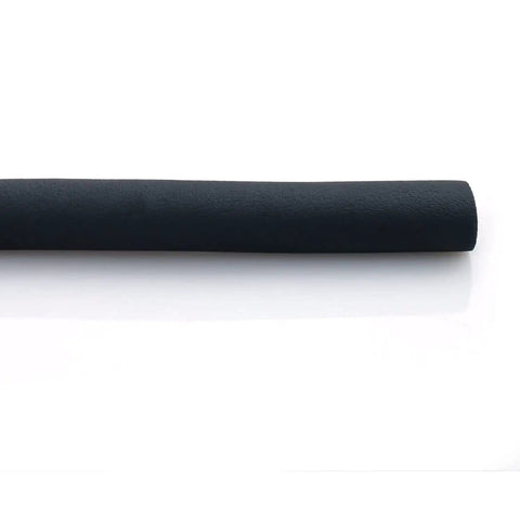 Black Pipe Insulation Tubing 1 Inch Outer Diameter By 3 Eighth Inch Wall 6 Foot Length Heat Preservation Insulated Sleeve on white background