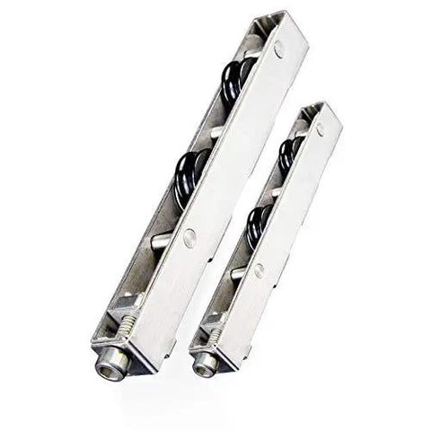 Heavy Duty Stainless Steel Double Wheel Roller For Sliding Doors And Windows Smooth Operator Track Pulley, set of two.