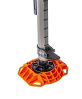 Beefy Heavy Duty Jack Base For Off Road Jacks, 15,400 Lb Load Capacity, Low Profile HDPE Construction, Non Slip Textured Bottom