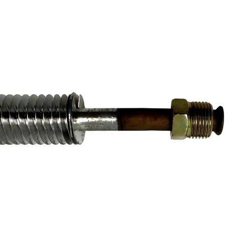 Solid Two Stage Air Compressor Intercooler Tube Assembly Straight Fit For 25T2 Pump Replaces X1434T18 And X1434T18N detailed view of connector end.