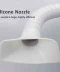 No Fuss Heavy Duty Solder Fume Extractor With Multi Layer Activated Carbon Filter And Dead Silent Draft Power For Pristine Shop Air Silicone nozzle with large opening for efficient fume extraction.