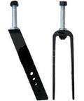 Aluminum Fork And Stem Assembly For 8 Inch Wheelchair Caster 1089103 Replacement Part For Mobility Aids