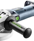 Heavy Hitter Angle Grinder Mounting Rack Supporting 18V Tools At 8500 RPM includes comfort grip handle and blade.
