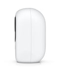 Side view of a 5 Megapixel Indoor 2K Network Camera for crisp color surveillance, showing its sleek white design and compact size.