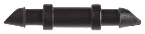 One Quarter Inch Drip Irrigation Barbed Coupling Connector Quick Connect 50 Pack For One Quarter Inch Tubing Fits Trees Shrubs Gardens Black