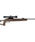 Side view of Magnum GR Break Barrel Air Rifle In.25 Caliber With 1000 FPS Velocity, featuring 33mm cylinder and metal jacketed rifled barrel.