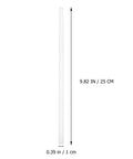 Two Pack Glass Sticks For Electrostatics Experiments Teaching Kit For Junior High Physics Labs, 25cm glass stick with measurements