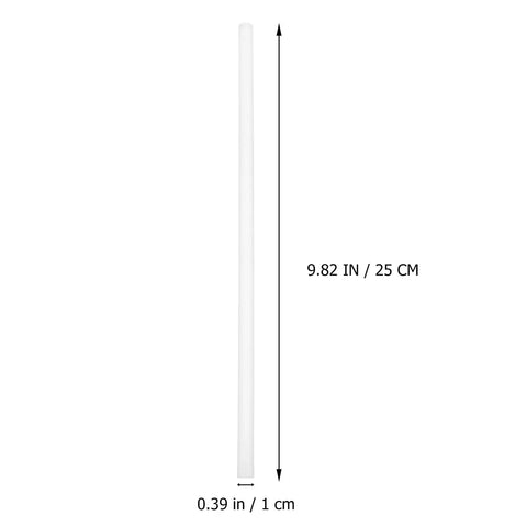 Two Pack Glass Sticks For Electrostatics Experiments Teaching Kit For Junior High Physics Labs, 25cm glass stick with measurements