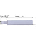 Heavy Duty Gray Soft Close Cabinet Door Buffers And Drawer Stoppers Ten Pack Set dimensions showing 60x9.2mm overall size.