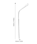 Side view of Metal Eyeglass Arms Replacement Pair For Eyewear And Sunglasses With Slip Design, shown with dimensions 13.8cm x 0.5cm.