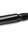 Spindle With 3/8 Inch Arbor Hole For Lathe Motor Friction Grip Right Hand Tapered Threaded 6 Inch Overall Length Machined Cold Rolled Steel