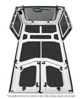 Boom Mat black sound-deadening headliner kit for 4-door Jeep Wrangler JL 2018+ with peel-and-stick panels