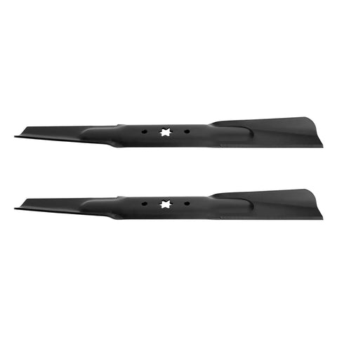 Beefy Heavy Duty 42 Inch Mower Blades Two Pack Fits Cub Cadet Troy Bilt 42 Inch Decks And Craftsman LT1500 42 Inch Lawn Tractors