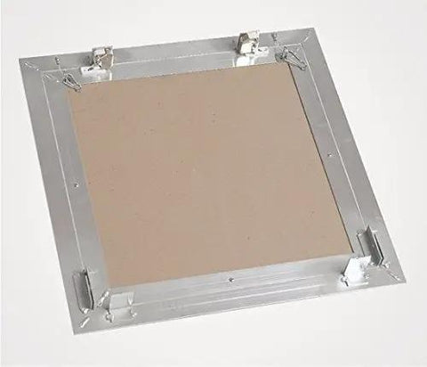 Heavy Duty Removable Attic Access Panel With Rock Solid Aluminum Frame For 30X30 Openings Fits Standard Half Inch Drywall Naturally and keeps spray foam installations tight.
