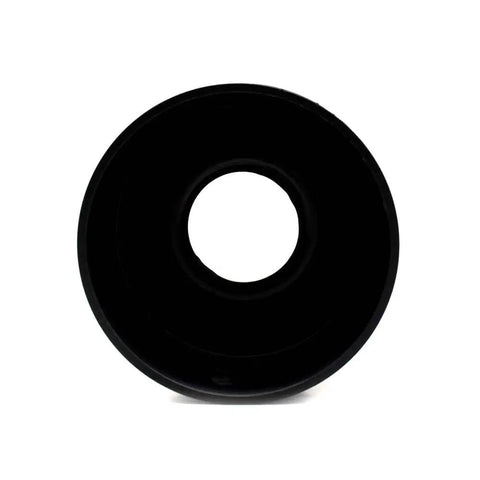 Front view of a 4 Inch To 2 Inch Dust Collection Reducer For Woodworking Shop Fits 4 Inch Hose To 2 Inch Ports Tapered ABS Connector