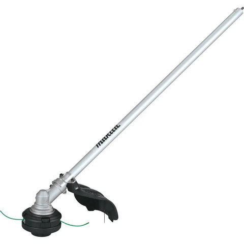 18V Brushless Cordless Coupled Shaft Power Head Kit With 13 Inch Trimmer And 10 Inch Pole Saw Attachments 4Ah Battery No Gas Or Emissions Quick Toolless Changeover, showing the trimmer attachment.