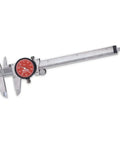 Pro Grade Stainless Steel Dial Caliper 0-6 Inch With Lock Screws, Red Face, 0.001 Inch Graduation And 0.001 Inch Accuracy, Durable Precision Tool