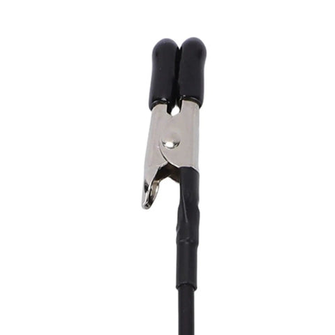 Close-up of Must Have Magnetic Helping Hands 12 Pcs Bendable Alligator Clips ideal for welding with rubber coated jaws.
