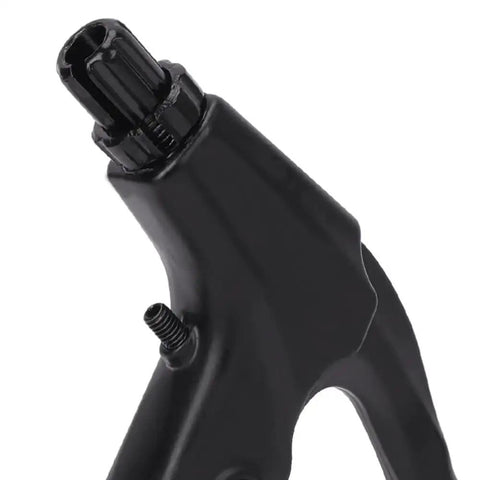 Close-up of black 3-finger V-type handle from Universal Aluminum Bicycle Brake Lever Set For Mountain And Road Bikes 22mm clamp.