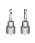Two Piece Backup RV Jack Socket Drill Adapter With One Quarter Inch Quick Connect Hex Shank Compatible With Three Quarter Inch Or Nineteen Millimeter