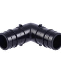 1.5 Inch 90 Degree Expansion Elbow For Pex A Pipe Fitting Pack Of 10 Heavy Duty Plastic Plumbing Connector side view on white background