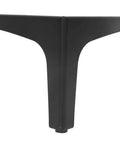 Modern Black Furniture Legs Set For Sofa Cabinets Tables With Anti Skid Silicone Pads Built To Last Stable Construction 4 Pcs Height Options
