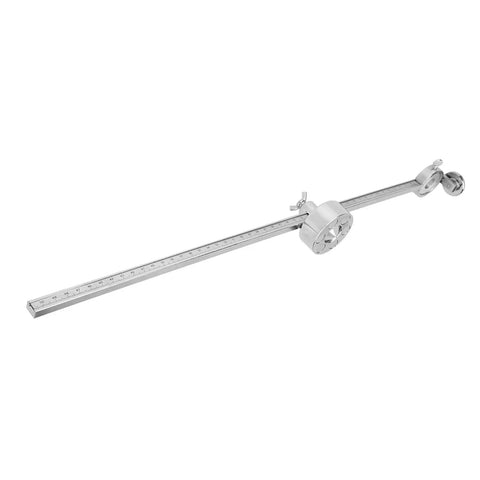 Heavy Duty Stainless Steel Welding Torch Compass Roller Guide With Built-In Scale For Cutting Gauge 50cm length and 100cm diameter.