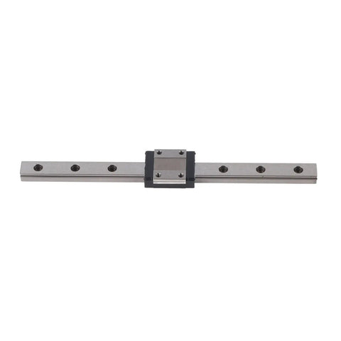 MGN12 Linear Rail Guide High Precision Bearing Steel Slide Block, 12mm width, 200mm length for CNC Machines and Automation Equipment.