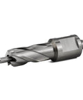 Oscarbide annular cutter, 9/16 in diameter, 1 in depth, 3/4 in Weldon shank with pilot pin for magnetic drill press