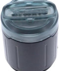 Tough As Nails Riveter Cover Replacement Snap On Housing Shell For DeWalt Dcf403b And Dcf414b Cordless Tools, gray plastic cover; top view.
