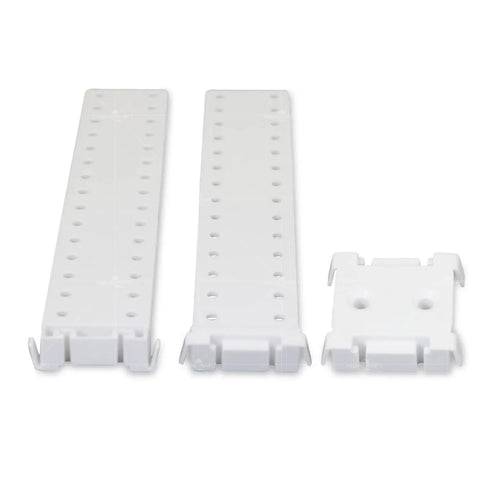 Set Of 2 Icemaker Outlet Box Mounting Brackets With Interlocking Center Clip Replacement For Universal Supply Outlet Boxes