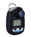 Handheld NH3 ammonia gas monitor with LCD display and blue sensor cap, 0-50 ppm, audible, visual and vibration alarm