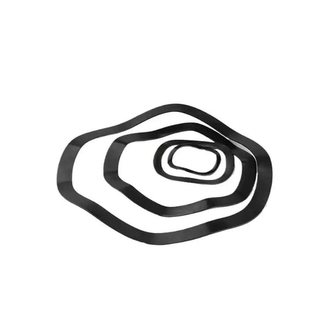 Top Gear 1 To 50 Pcs Manganese Steel Wave Gaskets Washer Set In Various Sizes Including M4 M5 M6 M8 M10 Up To M118 And The Big M38x46x0 Option showing various black wave washers.