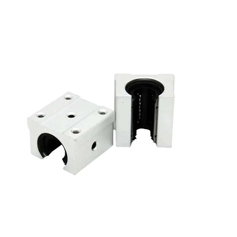 High Precision SBR20UU Linear Guide Rail Kit With Ball Bearing Slider Blocks For 3D Printers And CNC Machines Smooth Low Noise Operation, white metal blocks