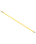 Super Cool 10 Pack 4mm Fiberglass Fish Tape Rods With Solid Brass Connectors For Easy Pulling Wire Through Walls Attics And Ceilings Without A Hassle, yellow rod