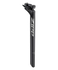 Lightweight AL-7050 Aluminum Seatpost With 20mm Setback 27.2mm Diameter By 350mm Length Bead Blast Black Finish Side View