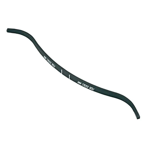 Fiber glass bow from 80 Pound Self Cocking Crossbow Bundle With Adjustable Sights, 27 Aluminum Arrows, Spare String And Caps