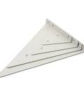 Built Like A Tank Hidden Floating Shelf Brackets 2 Or 4 Pack heavy duty steel bracket in silver for DIY shelving projects.