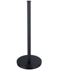Matte Black Stainless Steel Toilet Paper Storage Stand That Holds 3 Rolls Thick Zero Point Eight Millimeter Frame Built Tough Prevents Rust Easy Clean Bathroom Organizer Dispenser