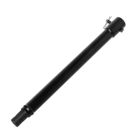 Longer Extension Auger Bit for Post Hole Diggers and Earth Augers 30 to 50 cm Extension Length, black metal with pin attachment