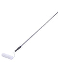 9 Inch Adjustable Paint Roller Set With Telescoping Extension Pole And Woven Fleece Covers For Walls And Ceilings Smooth Glide White Frame Easy Hustle Painting Kit on a white background.