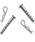 Clevis Pin 1/4 By 2-1/2 Inch With Hairpin Clip, Heavy Duty R Clip Cotter Pin, 2 Pack For Trailer Hitch And Equipment