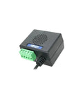 EnviroSense Environmental Sensor For SNMP Web Card Integration, square design with visible ports and connectors, black casing