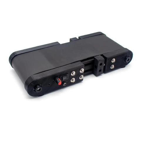 Compact Mini Conveyor Belt With Variable 12V DC Motor Rolling Smoothly Through DIY Builds Featuring Durable PVC Track And Sturdy Aluminum Base Designed To Help You Hit The Ground Running On Every Project